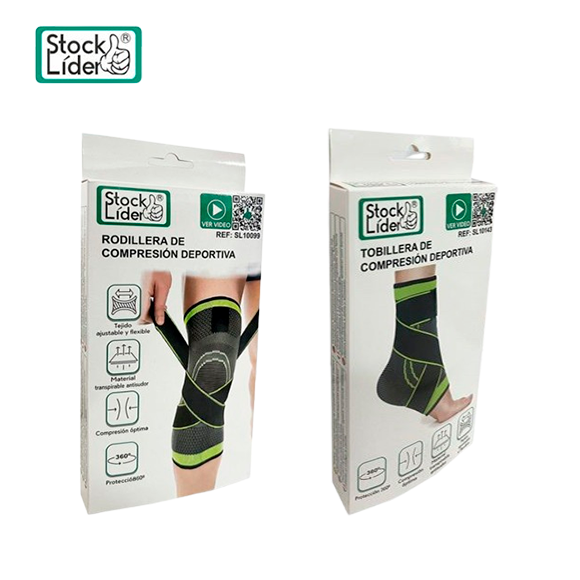 PACK TOBILLERA + RODILLERA SPORT